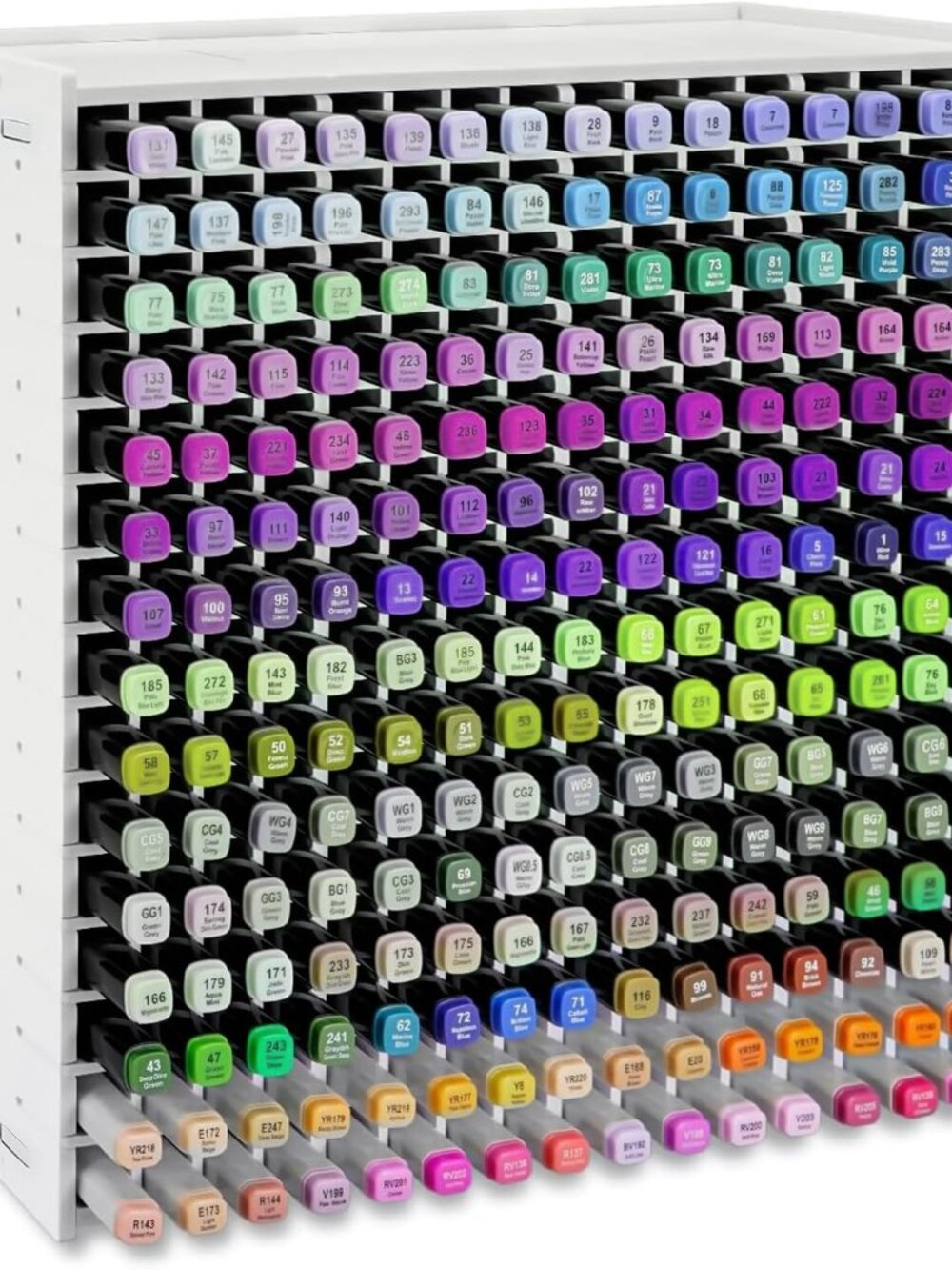 Marker Organizer,240 Slots Marker Storage Organizer with Divider